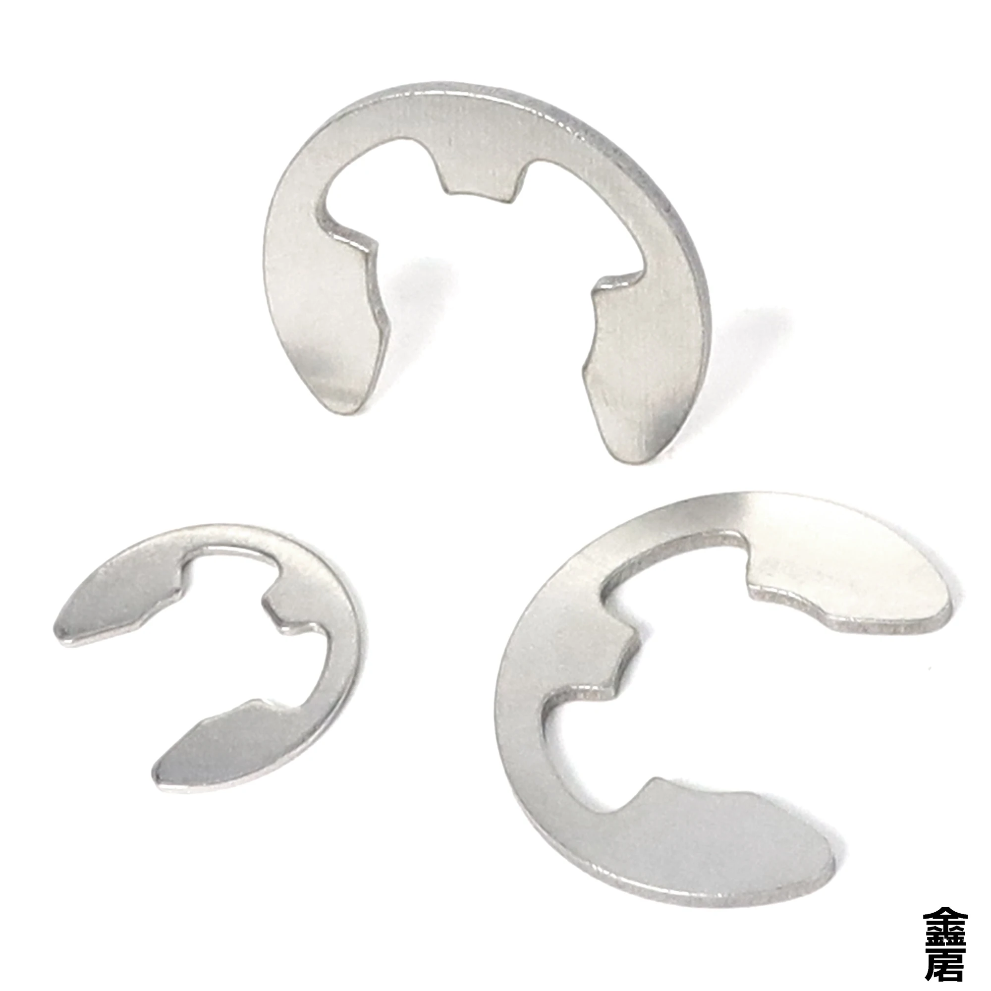 200 قطعة E بحلقة إحكام رمح الخارجية الاحتفاظ مشبك حلقي غسالة 10 حجم الفولاذ المقاوم للصدأ الكربون الصلب بحلقة إحكام غسالة ل رمح Fastene