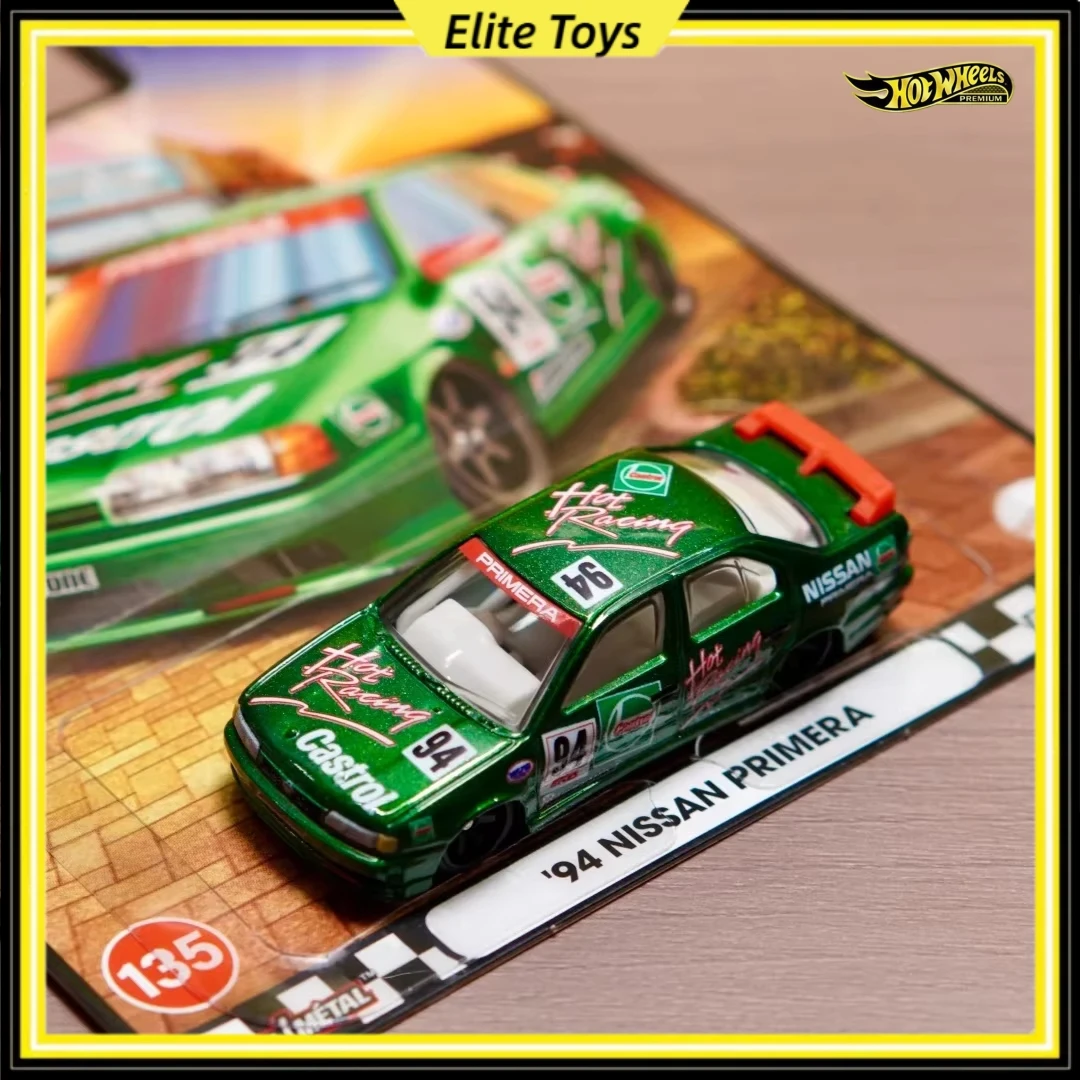 

Mattel Hot Wheels '94 Nissan Primera масштаб 1:64, литая под давлением модель автомобиля премиум-класса Boulevard, коллекционная игрушка из сплава для мальчиков, подарок