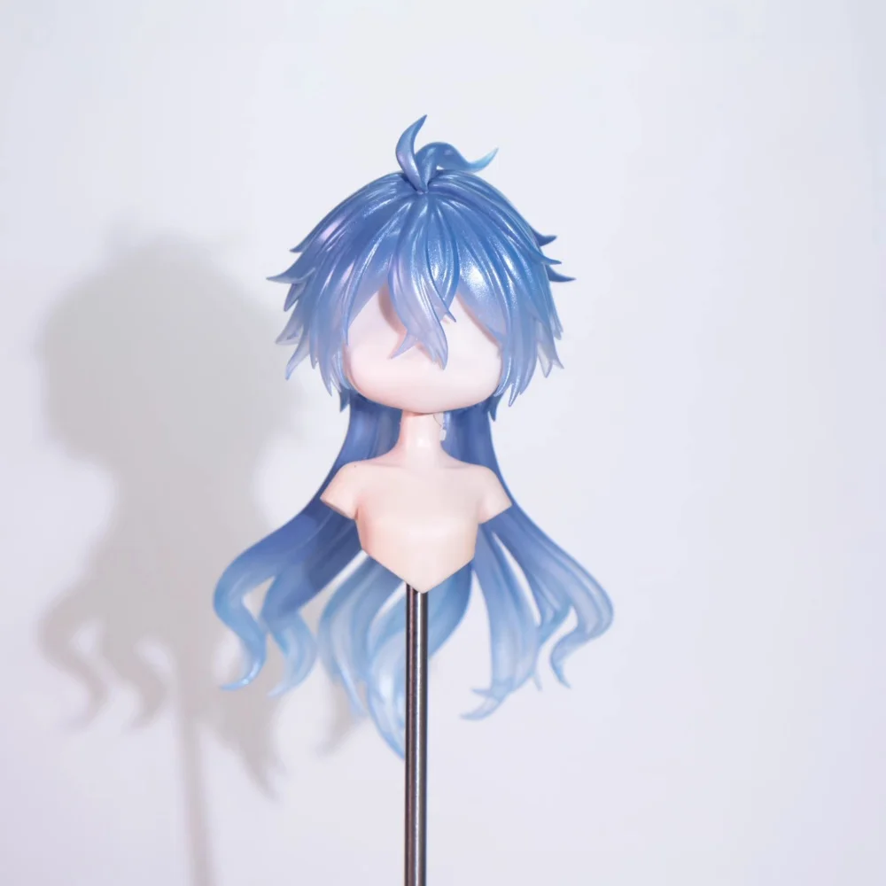 Bjd cabeça escudo jogo genshin impacto kyryll chudomirovich flins artesanal ob11 ob22 placa de cabelo pintura destacável brinquedo modelo cosplay