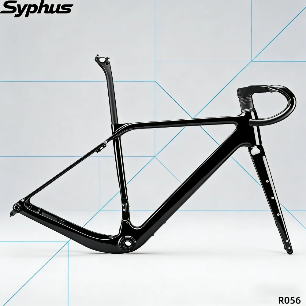 

Syphus Carbon Gravel Bicycle Frame 700*50C Road Bike Frame Disc Brake Carbon Road Bike Frame Gravel Road Bike