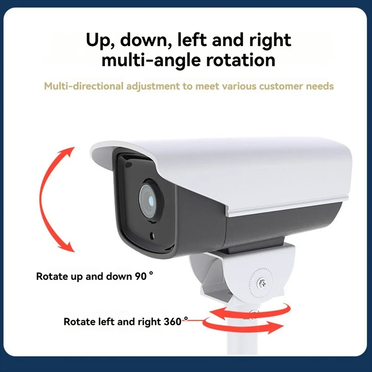 A003 Surveillance Camera Telescopic Bracket, L-Shaped, Adjustable 30-60cm, Ideal for Outdoor Security Equipment