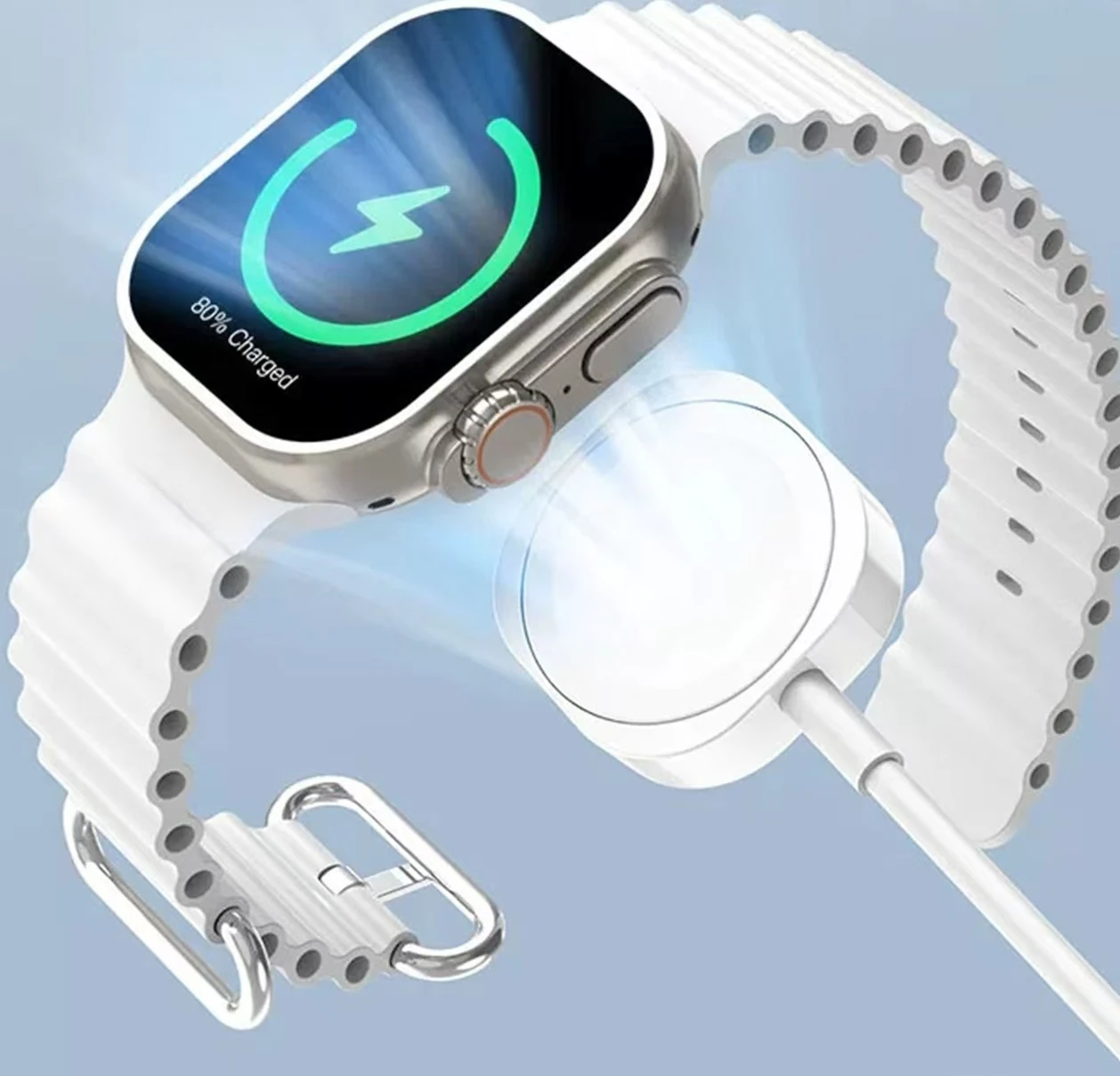 Multi Function 3 In 1 Magnetic Charging Cable Dock Kit Compatible With iWatch Series AirPods Pro 3 And Dual Type C Devices