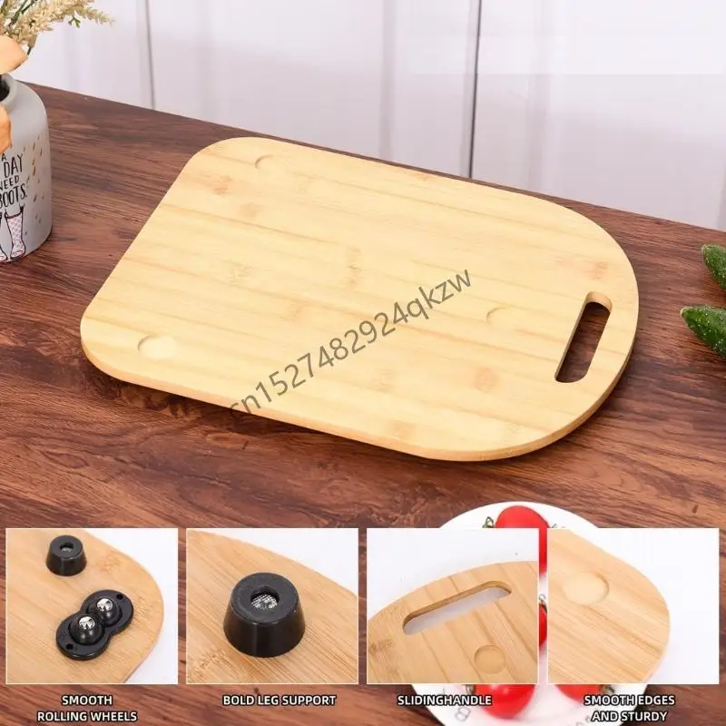 R9CD قاعدة خشبية لوضع خلاطات المطبخ TM5 TM 6 لوحة طائرة شراعية الطعام