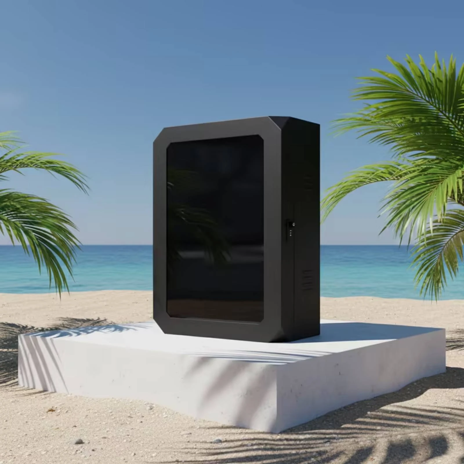 Outdoor EV Charger Enclosure Weatherproof EV Charger Enclosure Security Box Anti-Theft for Driveways, Parking Lots