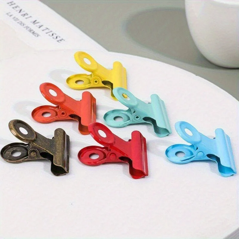 10Pcs Multifunktions Tasche Chip Clips Lebensmittel Clips Foto Datei Klemmen Küche Werkzeug Haushalt Schließen Clip Schreibwaren Büro Liefert
