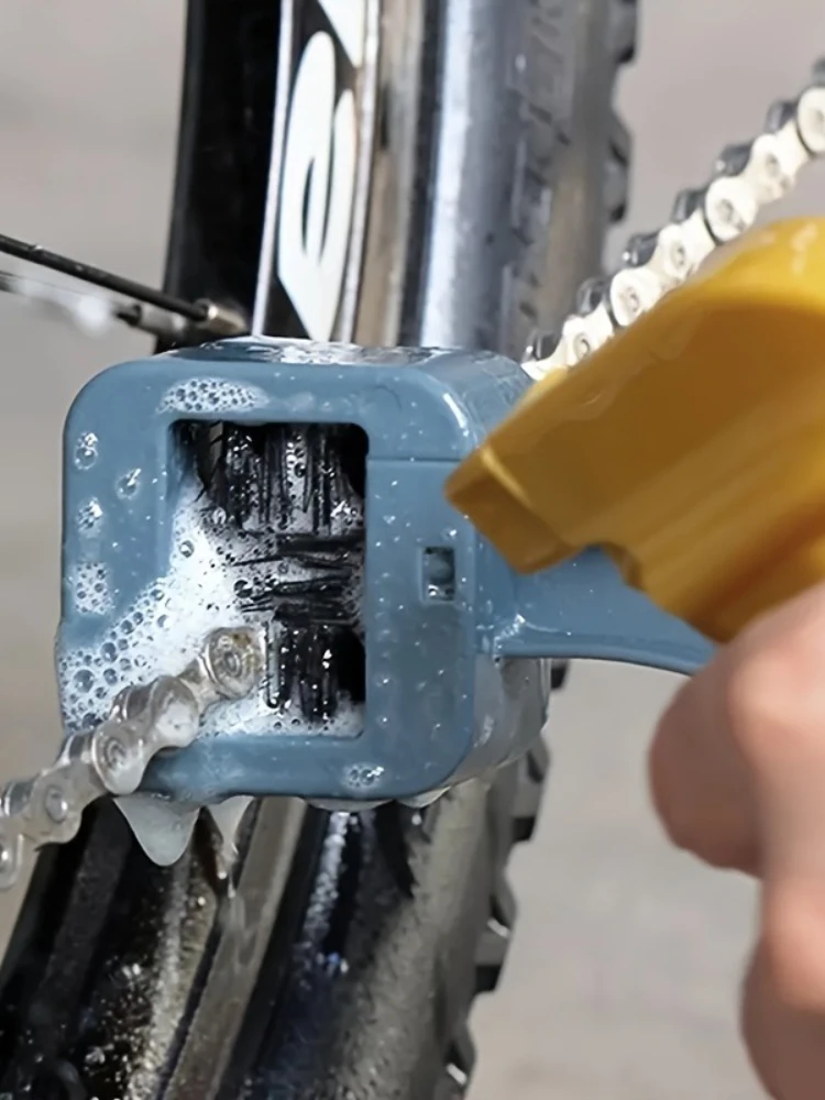 AliExpress NONE Plastic Chain Gear Grunge Wheel Brush Bicycle Chain Cleaning Brush Portable Bike Motorcycle Cleaning Tool Rim Care Tire