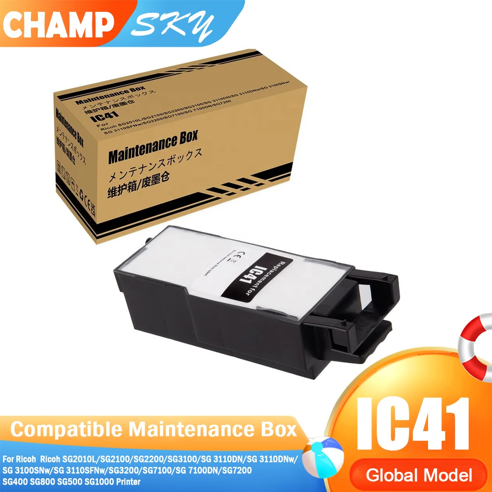 

Совместимый контейнер для отработанных чернил (блок обслуживания) IC 41 IC41 IC-41 для принтеров Ricoh IC 41 Aficio SG 3110Dnw SG400 SG800 SG500 SG1000