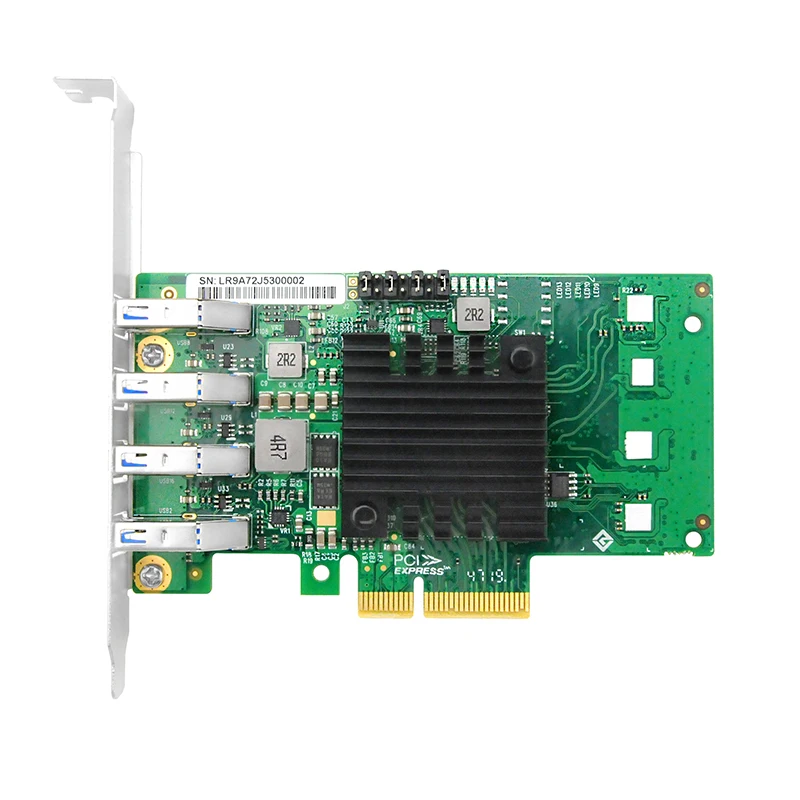 4-Port 5Gb/s PCIe x4 USB 3.0 Type-A Expansion Card-LRSU9A72-4A