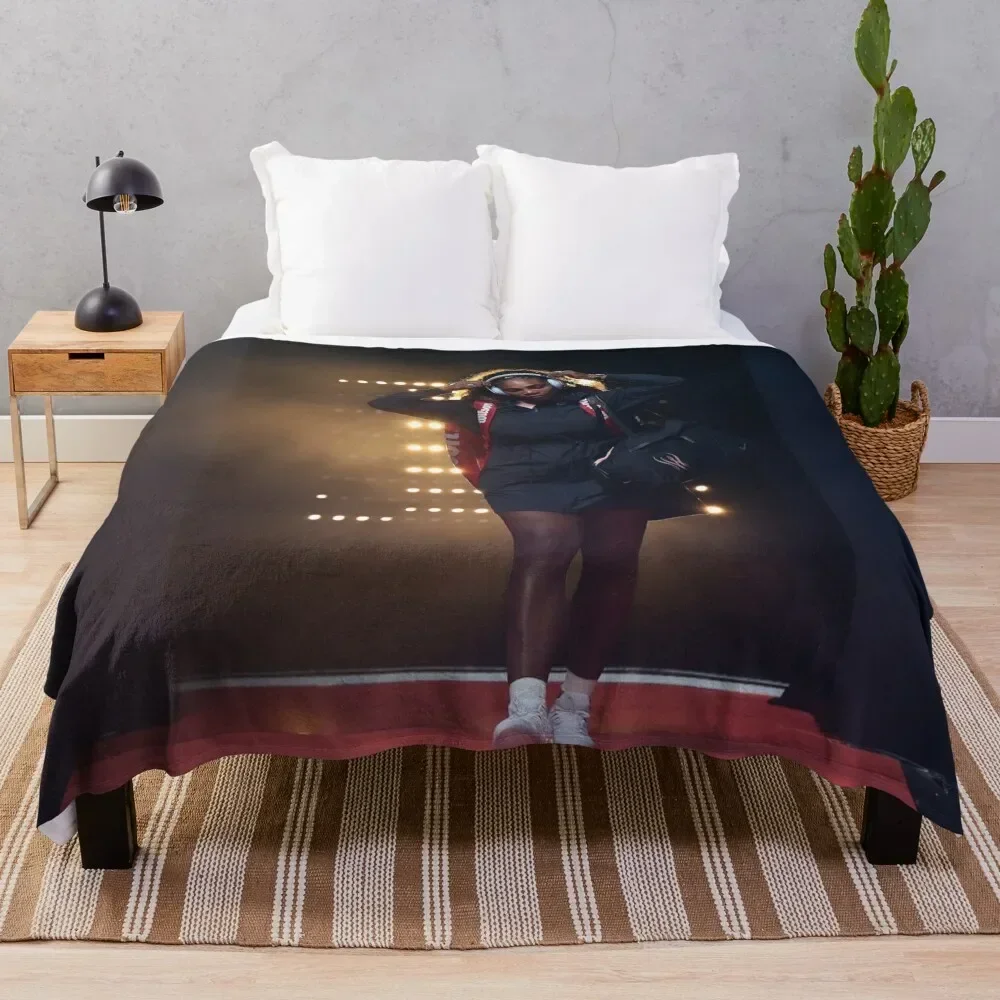 

Serena Williams #636 Throw Blanket Luxury St Sleeping Bag For Decorative Sofa Blankets