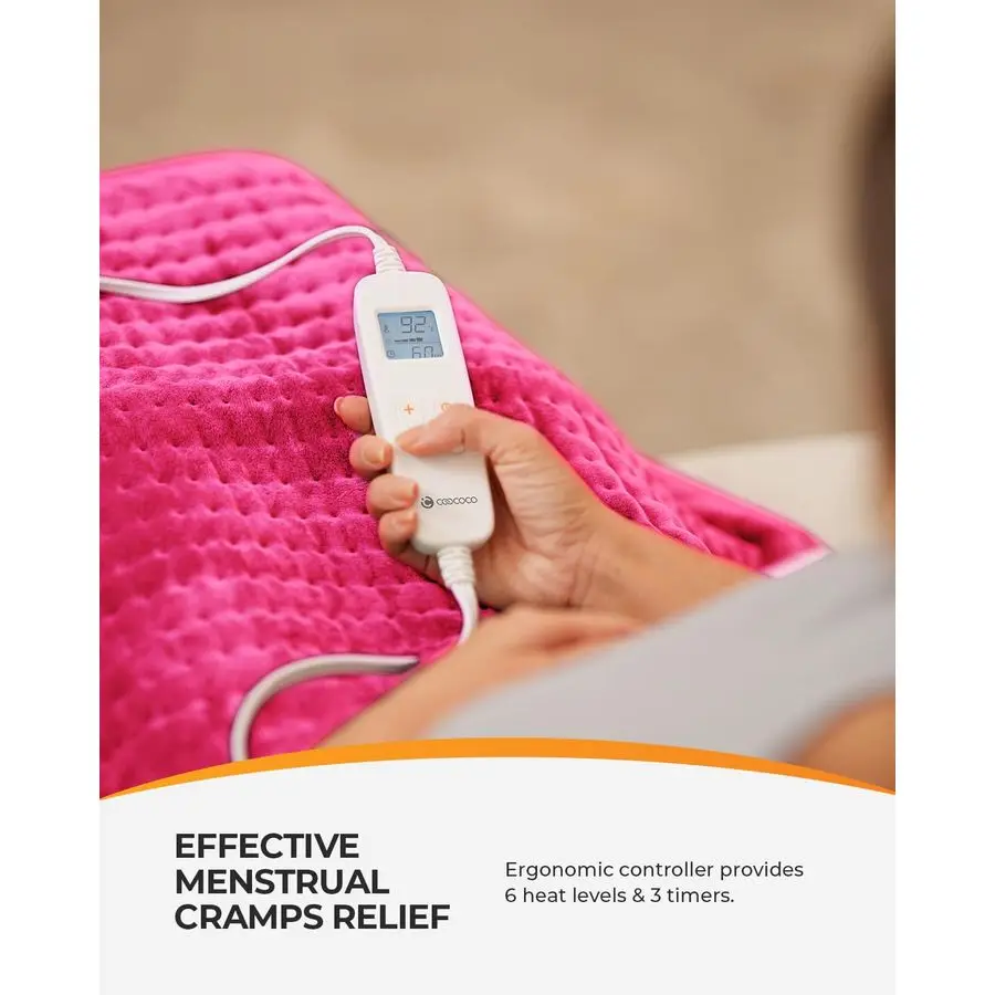 

Heating Pad for Period Cramps, FSA Wearables Large Heated Pad, HSA Store Eligible Menstrual Heat Pad, Cute Hot Pad for Back Pain