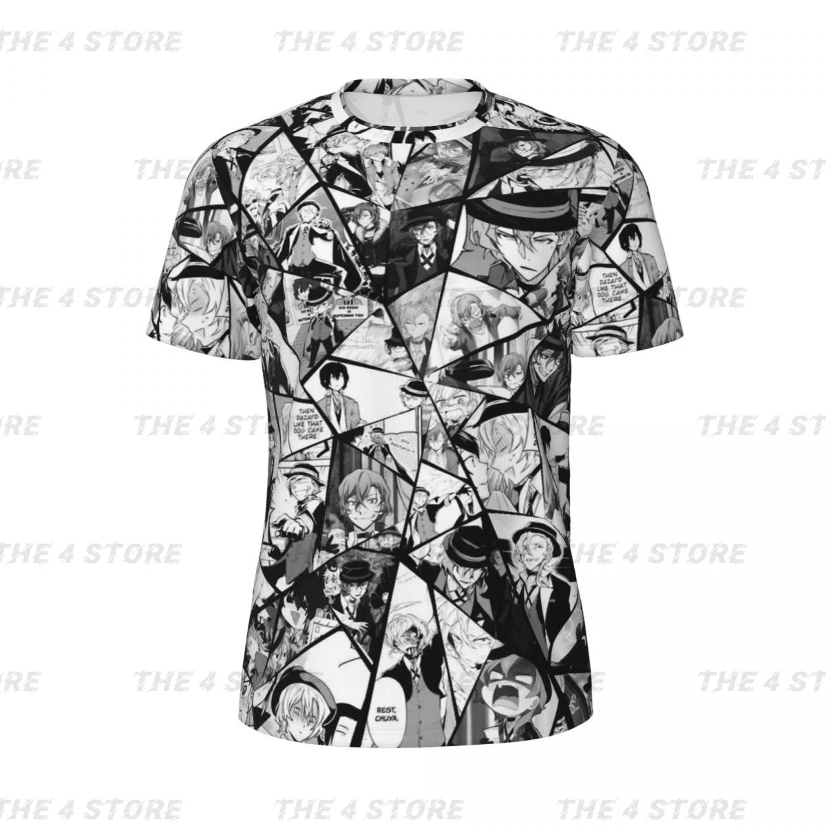 

Bungou Stray Dogs Chuuya Nakahara polyester Men Short Sleeve Top Funny Tee Clothes Girls Training Uniform Clothing T-shirt