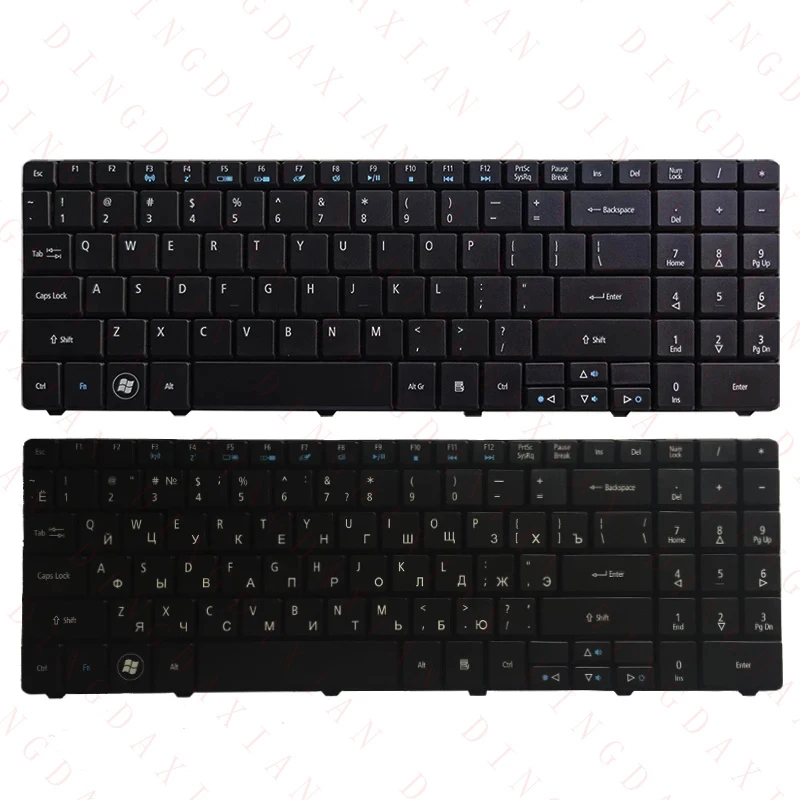 

F+ NEW Russian/US Laptop Keyboard For DNS A35 A35FE A35YA A35FB Pegatron A15 A15HE A15FD A15HC A17 A17A A17FD A17HC A25PA