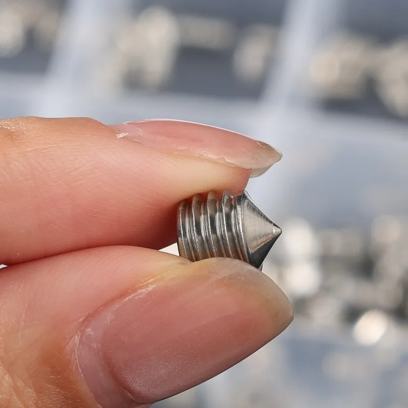 مخروط نقطة عرافة المقبس المسمار مجموعة 304 الفولاذ المقاوم للصدأ أشار تلميح ألين المقابض المسمار مجموعة متنوعة الداخلية عرافة محرك نكش مسامير #3