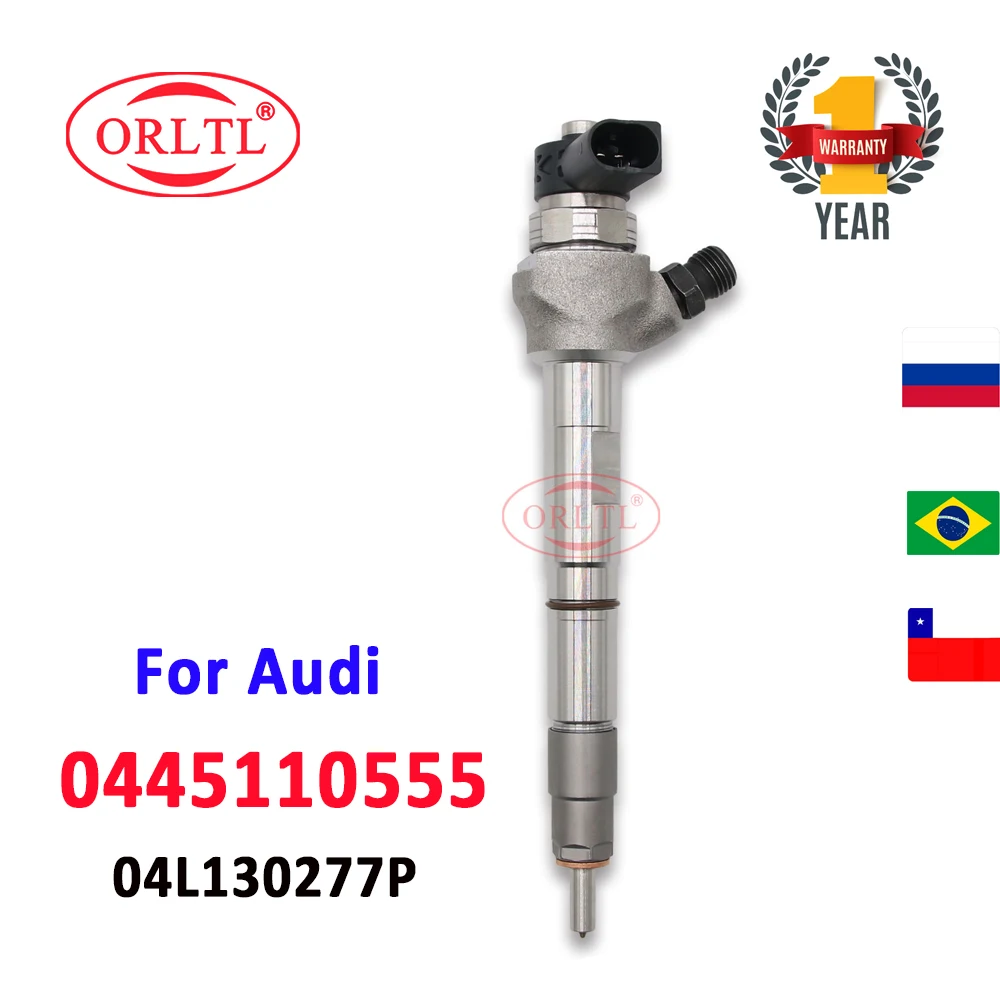 

ORLTL 0445110555 Fuel Injector 0 445 110 555 Common Rail Injector Nozzle 0445 110 555 for Audi A4 A5 Q5 2.0 TDI 2016- 120 Kw