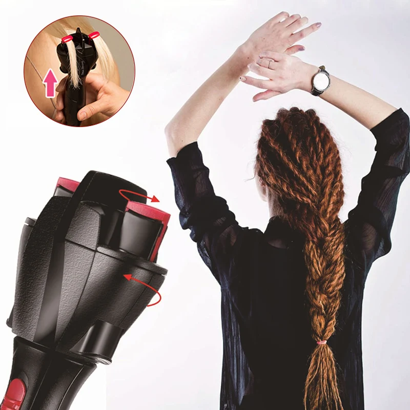 

Electric Hair Braider Plait Automatic Twist Braider Styling Braiding Machine Quick Braid Tool Hair Styling Tool Hair Braider