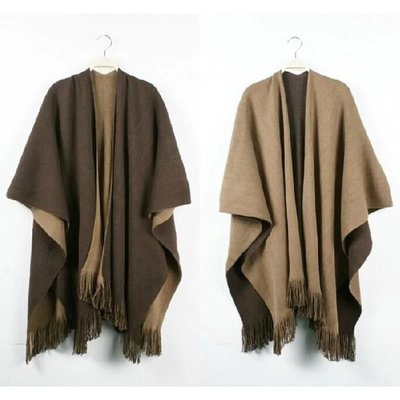 

Double-Sided ular Sle awl Cowl Ne Open Split Faionable Wrap Apparel Cus Design Services Clothing Manufacturing