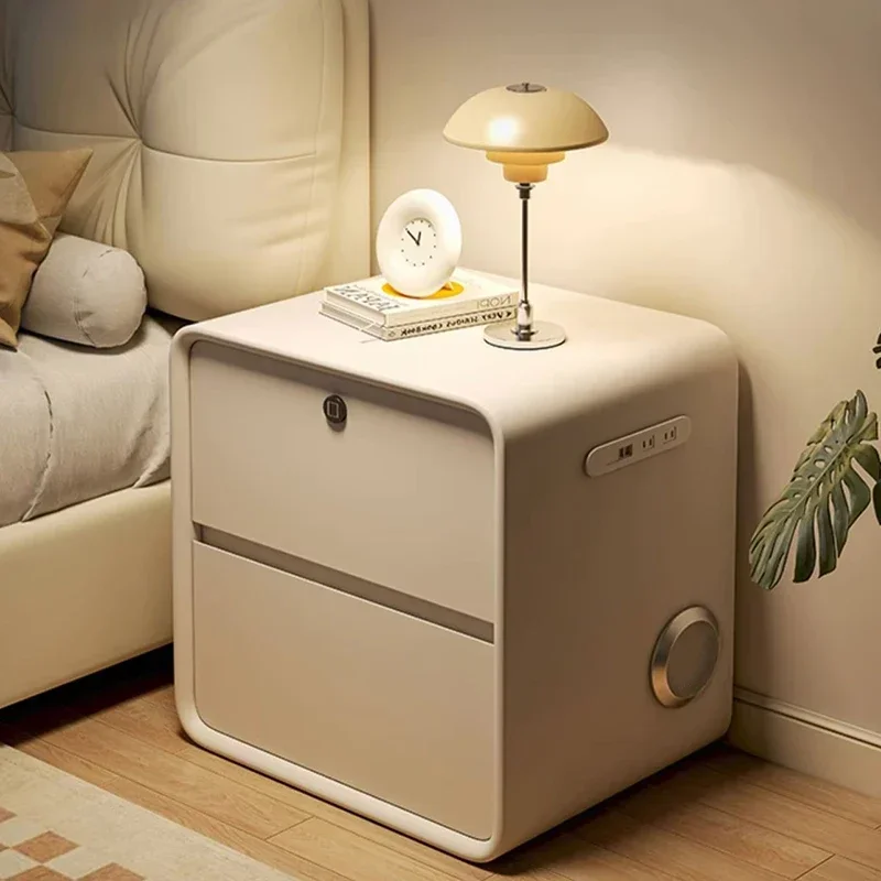 Intelligence Bedside Tables Multifunctional Bluetooth Speaker Bedside Tables Simplicity Comodini Camera Furniture