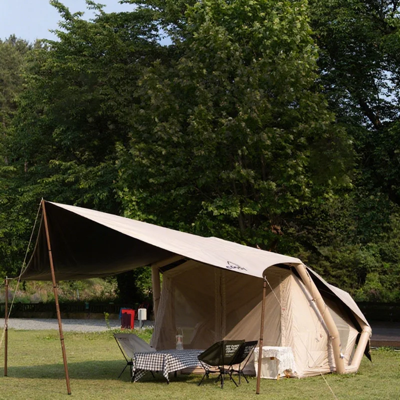 

Havena Air Tent-Beige Unique Outdoor Canvas Tent Family Camping Luxury Inflatable Camping Tent