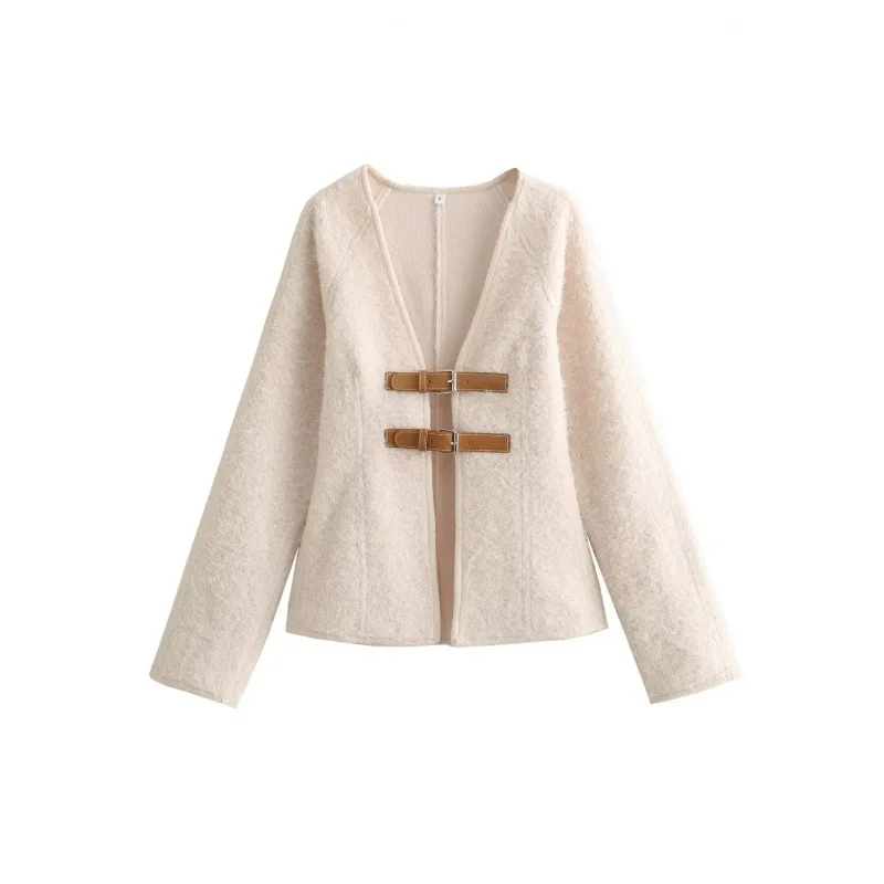 New Product New Women's Clothing Strap Decoration Soft Jacket