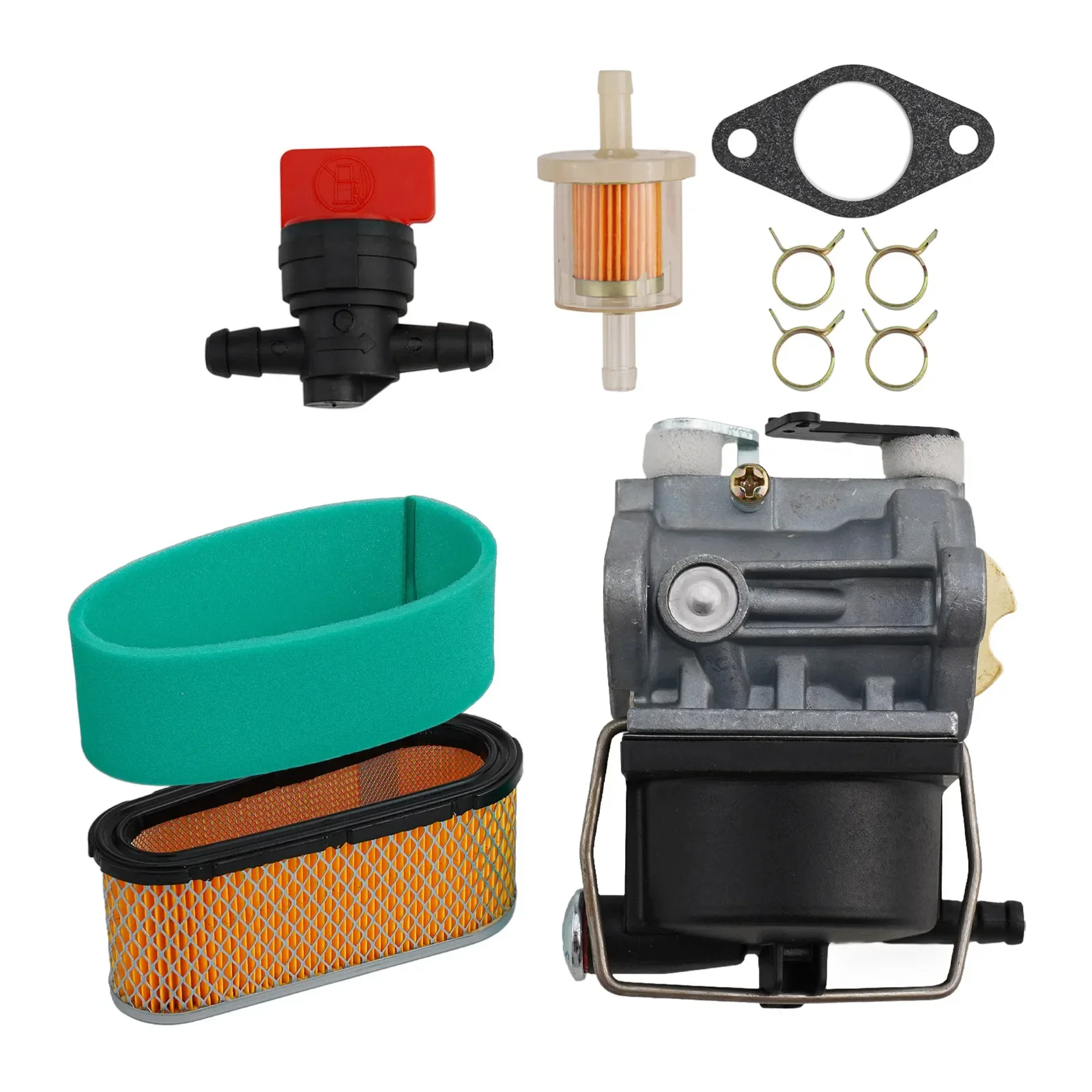 

For Tecumseh Replacement Carburetor and Air Filter Kit for Models OHV110 through OHV135 with Essential Accessories