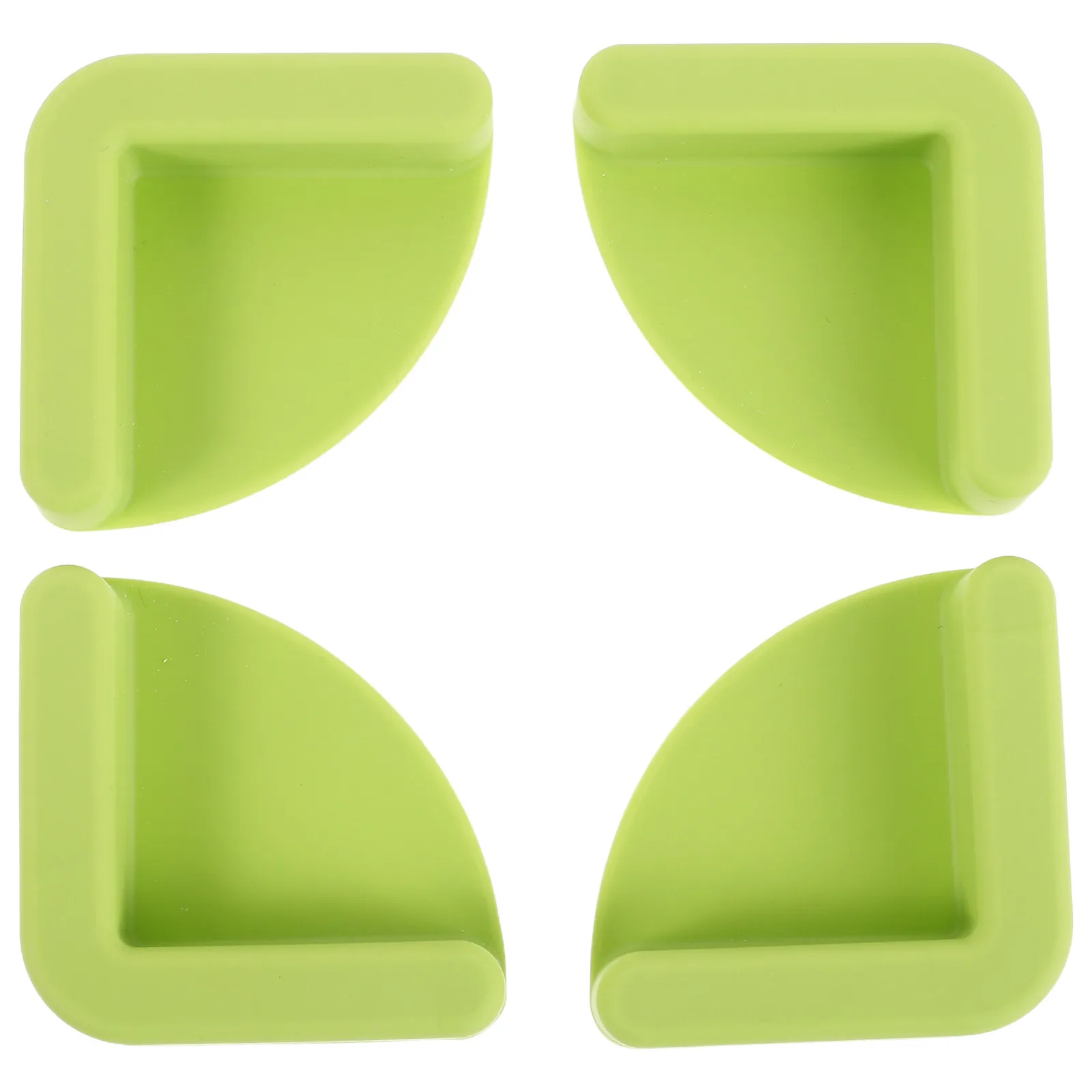 4pcs Silicone Non-Slip Cutting Board Pads Sturdy Anti-Vibration Mats For Wooden Chopping Boards Corner Bumpers Kitchen