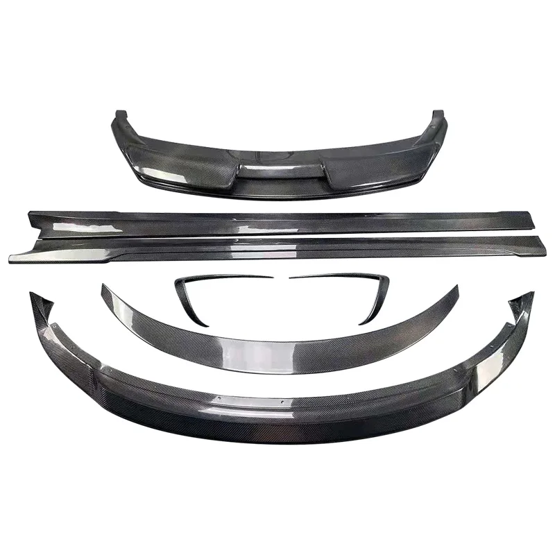 

ART True Carbon Fiber Body Kit Front Lip Rear Lip Side Skirt Spoiler Tail Wing Blade Suitable for Model 3