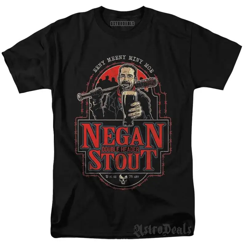 The Walking Dead Negan Stout Zombie Graphic T-Shirt