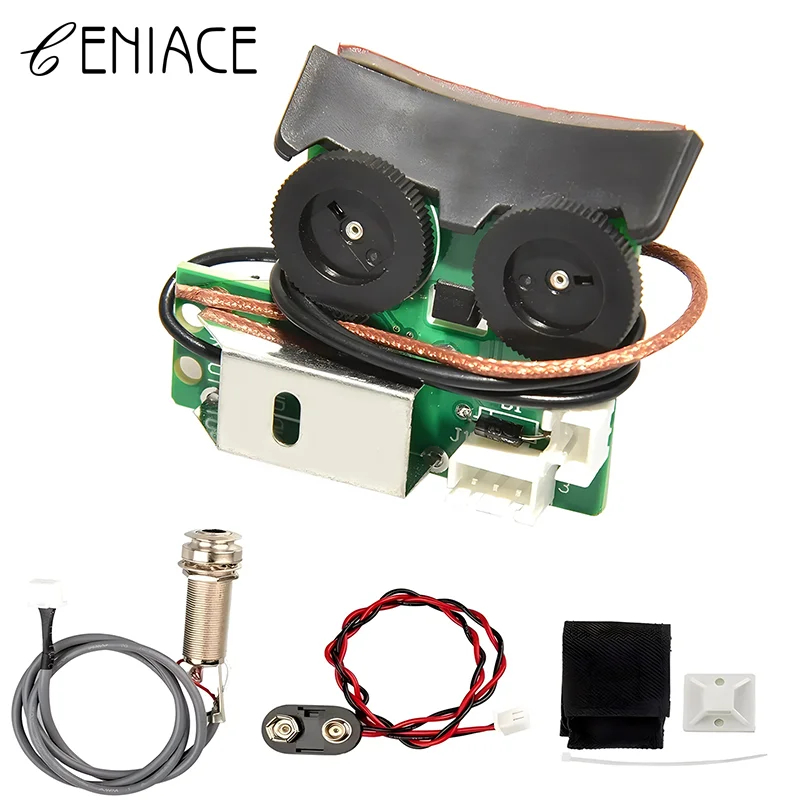 Acoustic Guitar Pickup System For VT1 Tail Nail Pickup EQ DIY Tuner Piezo Pickup Equalizer System With Mic Beat Board