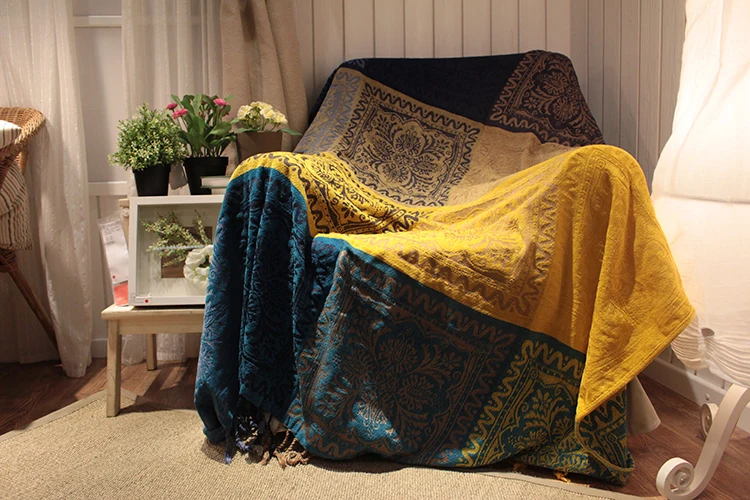 mediterranean-style-sofa-cover-velvet-couch-blanket-tibet-national-stripe-chenille-sofa-blanket-pad-cover-cloth