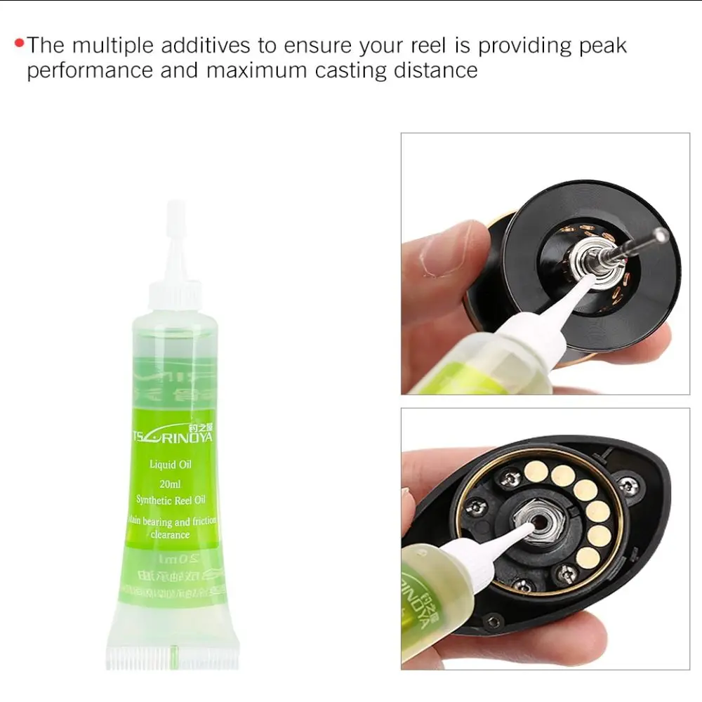 1 set Compression Resistance Spinning Reel Grease Antioxidant Water Resistance Fishing Bearing Lubricant Oil Wear Resistance