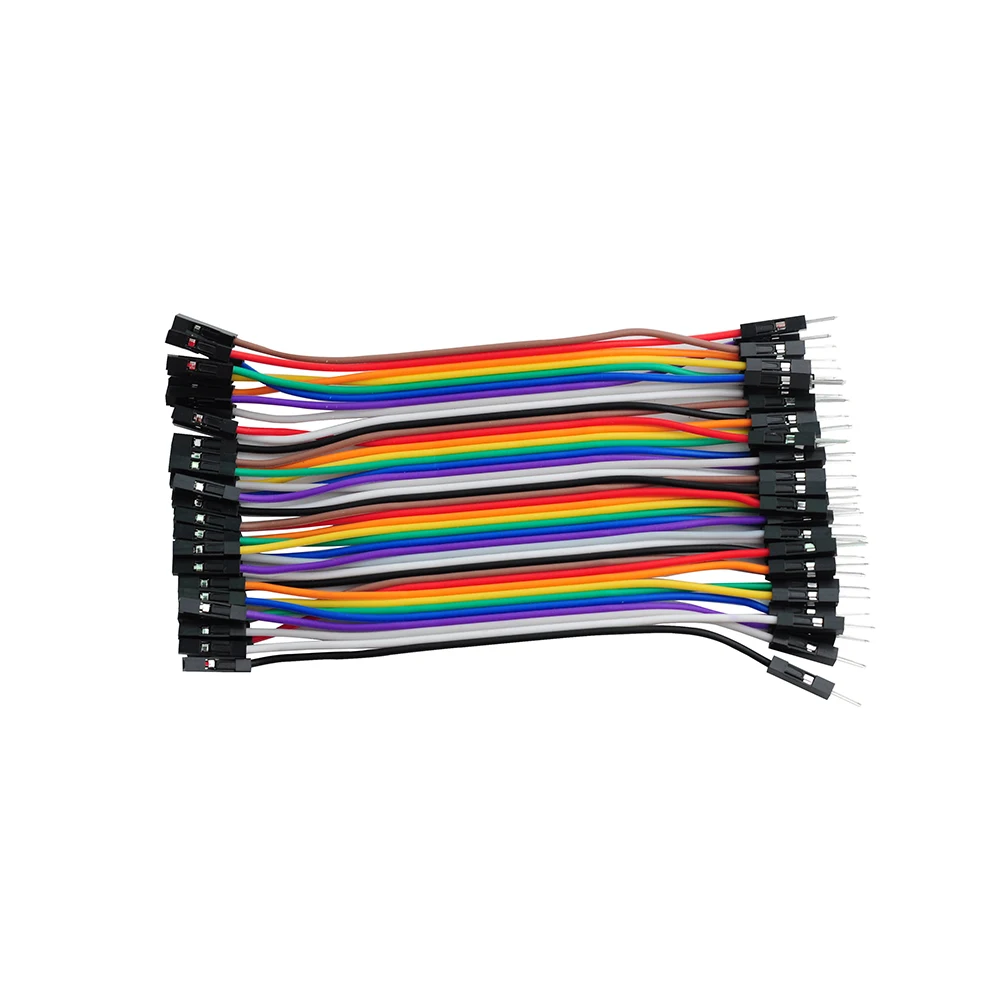 40P Dupont Cable 1007-26AWG-10CM Male To Male / Male To Female /  Female To Female Cable Dual-ended Connection Lines