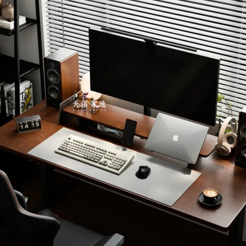 

Ergonomic Wood Monitor Stand Riser with USB Hub, Modular Desk Organizer for Computer Screen, Multifunctional Storage Shelf