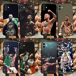 Conor McGregor Boxing Phone Case For iPhone 15,14,13,12,11,Plus,Pro Max,XS,X,XR,SE,Mini,8,7 Soft Silicone Black Cover