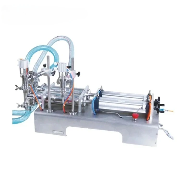 High Quality Double Heads Liquid Water Filling Machine Honey Liquid Washing Dish Detergent Filling MachineFiller