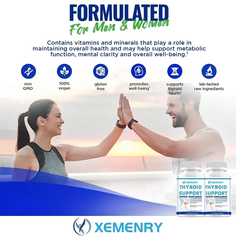 Thyroid Support Capsules - for Thyroid Health, Metabolism, Energy and Focus, Relieve Fatigue - Image 5