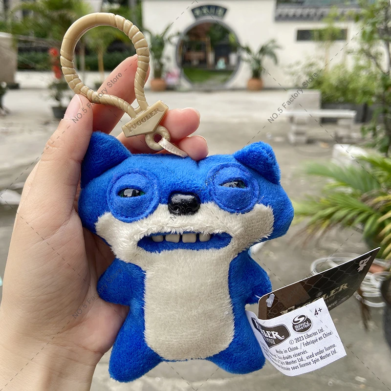 10cm Fuggler Cute Tooth Monster Funk Tooth Treasure Plush Keyrings Kawaii Mini Series Baby Funny Plush Doll Ornament