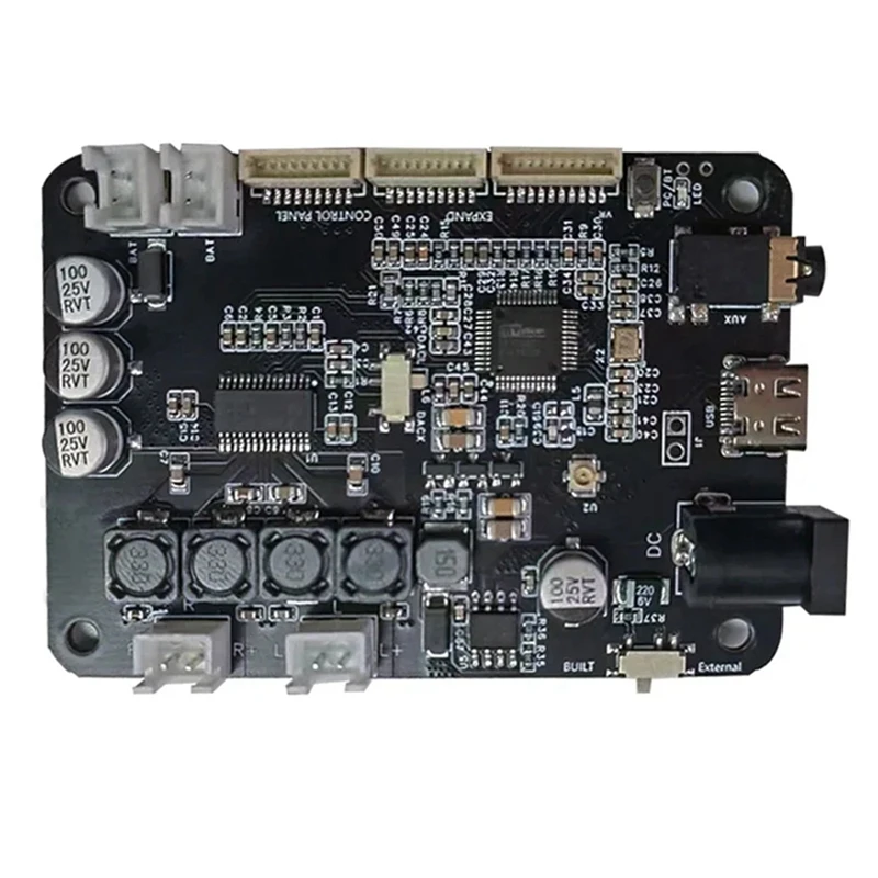 Dsp2.0 블루투스 5.0 전력 증폭기, 스테레오 15W x 2 전자 주파수 분할, Tws 페어링, 2.0 1.1 Aux + USB 내구성