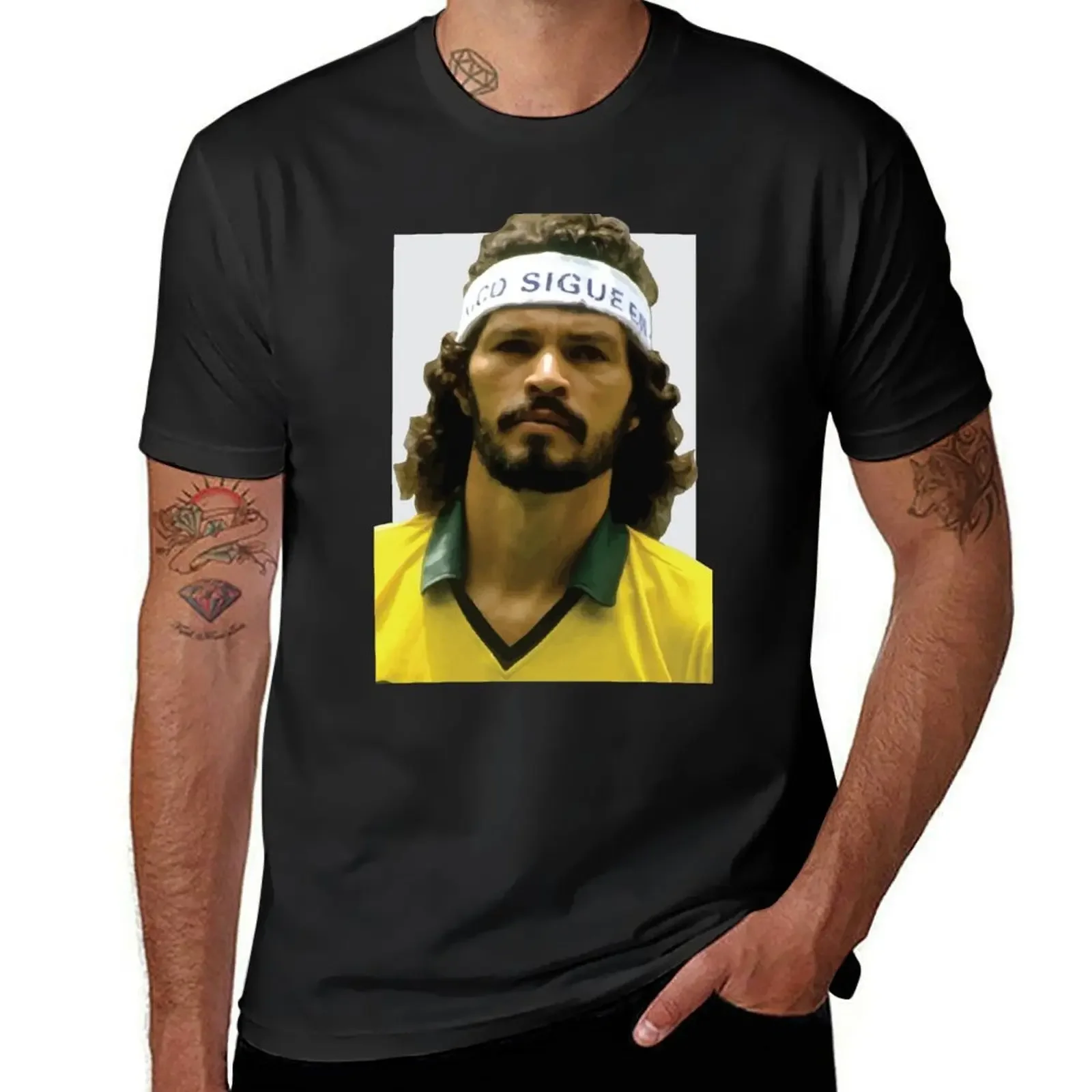 

Sócrates, Football legend 2 T-Shirt Blouse new edition vintage t shirt men