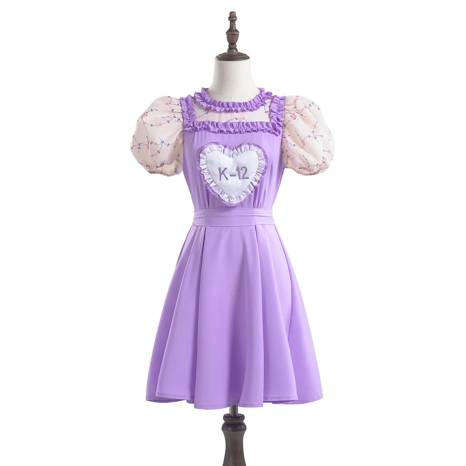 أزياء الهالوين Crybaby للمذكرات المدرسية التأثيرية باللون الأرجواني والوردي دكتور لمرحلة الأداء ملابس نسائية تقليدية