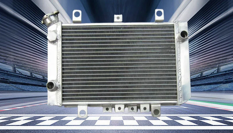 Aluminum Radiator For ATV quad Kawasaki Prairie 400 KVF400 1997-2002 1998 1999 2000 1998 1999 2000 2001 2002 97 98 99 00 01 02