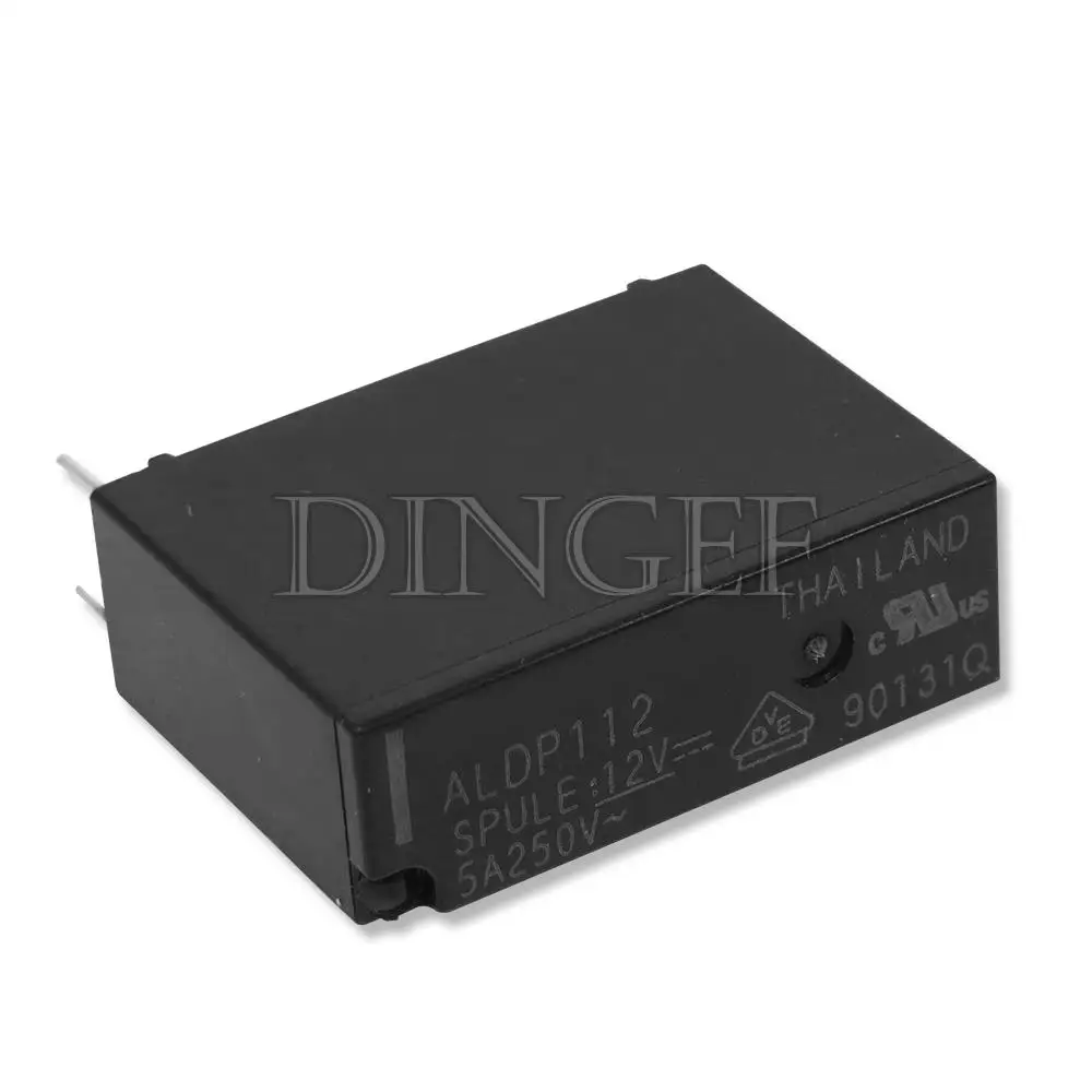 1PCS 5A Relay ALDP105 ALDP112 ALDP124 5V 12V 24V 5A 250V 4PIN a group of normally open ALD112 12V 3A