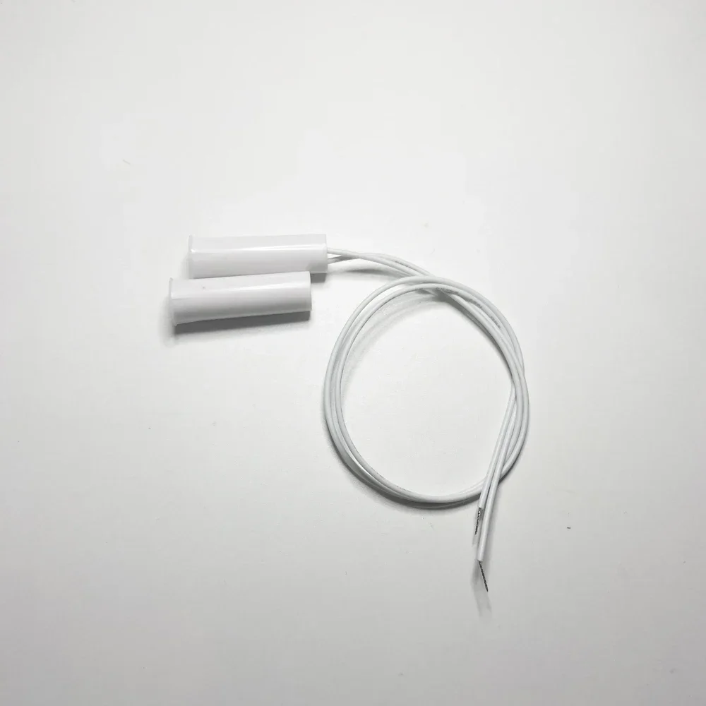 

20Pcs Wired Slim Plastic Magnetic Switch Door Open Alarm Sensor Security Magnet Window Alarm NC NO Dry Contact Reed Switch