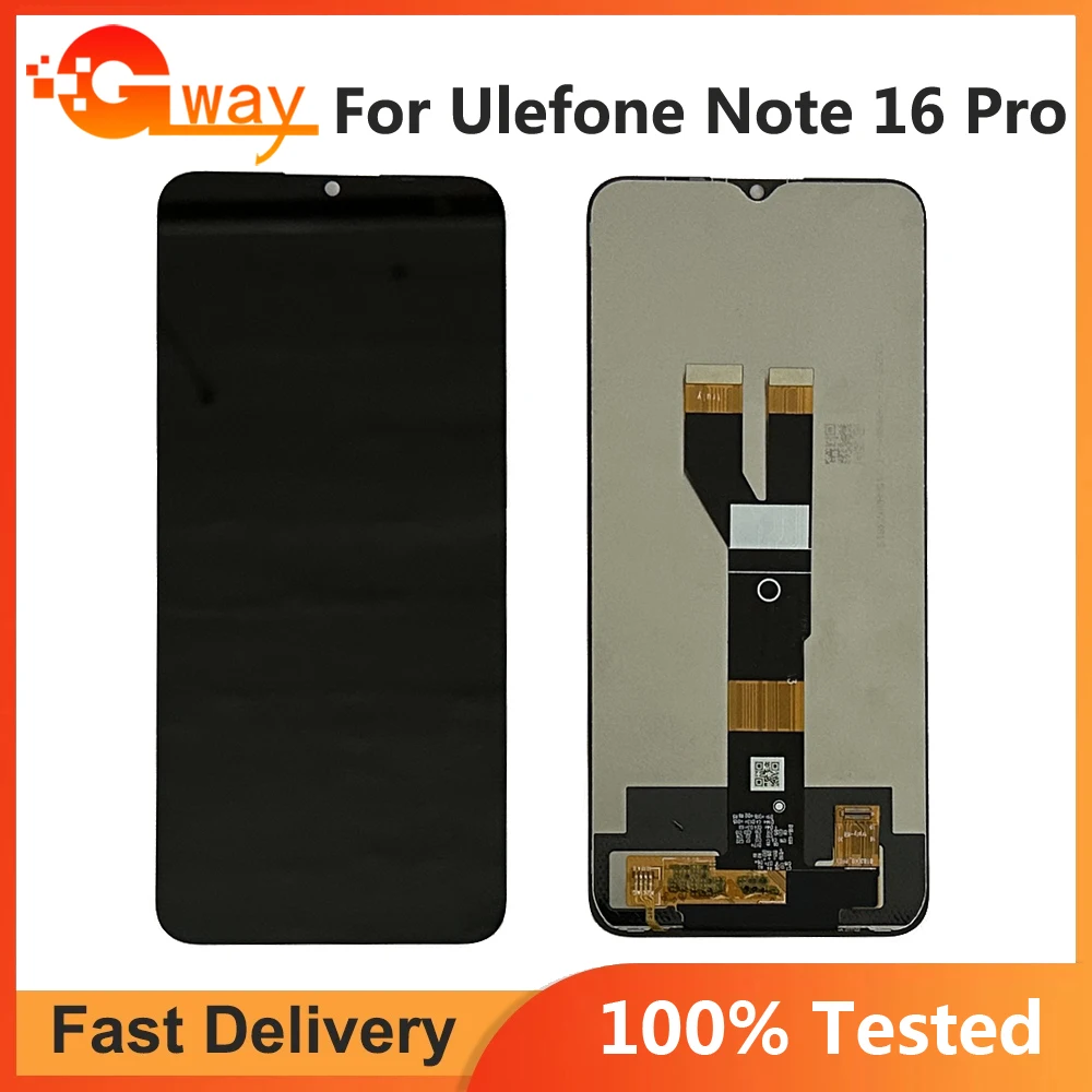 6.52Inch Ulefone Note 16 Pro LCD Display+Touch Screen Digitizer Assembly 100% Original LCD+Touch Digitizer for Ulefone note16pro