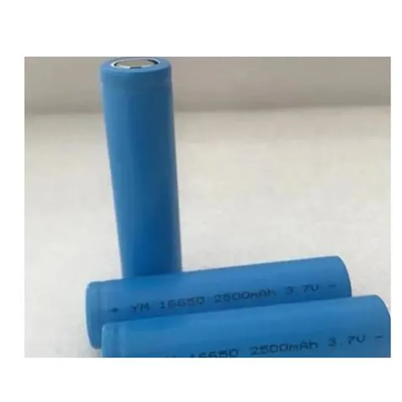 

2Pcs/Lot 3.7V 16650 2500MAh Lithium Ion Li-Ion Rechargeable Battery