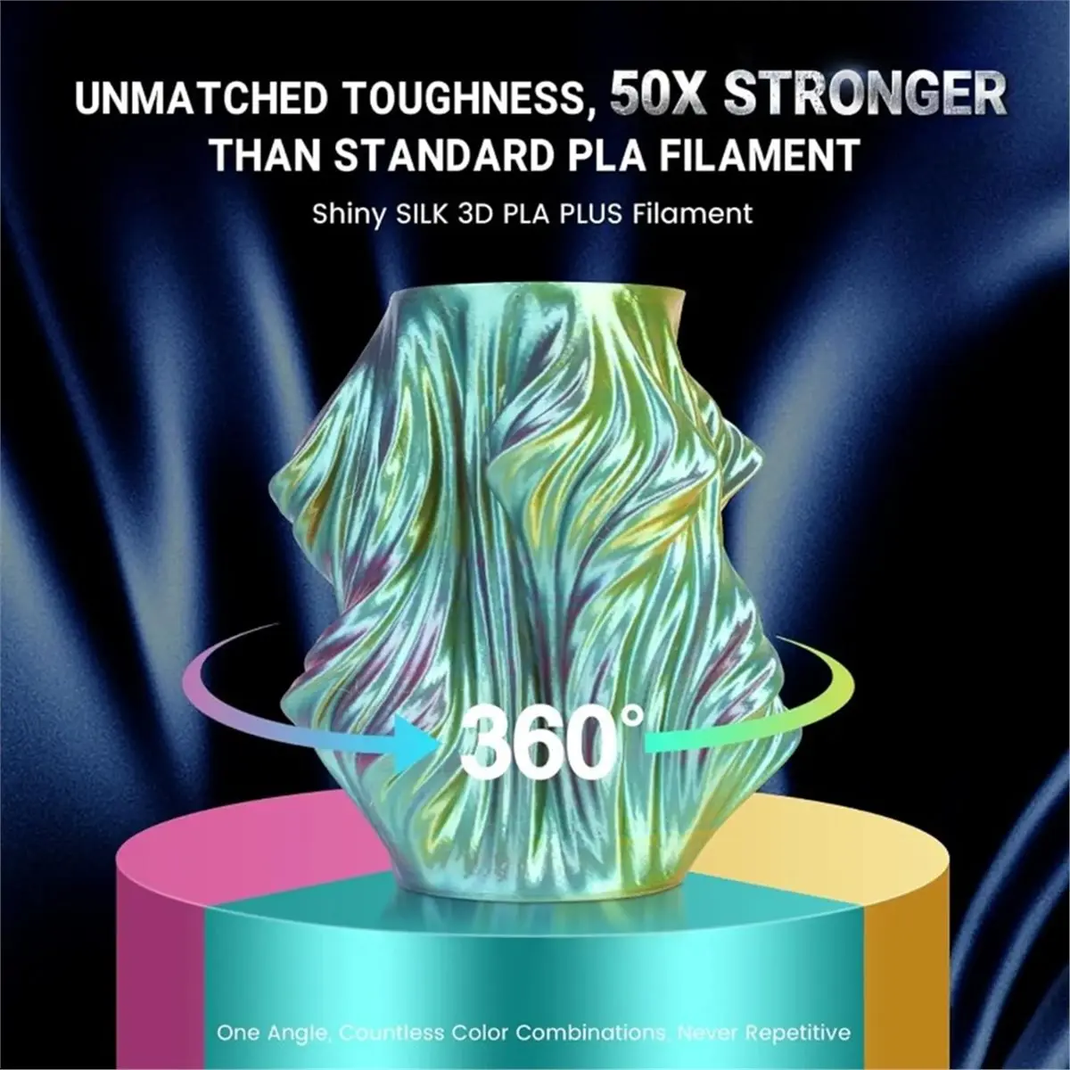 1.75mm Matte Texture PLA+ 3D Printer Filament High Speed Printing Consumables Special Designed for 3D Printers