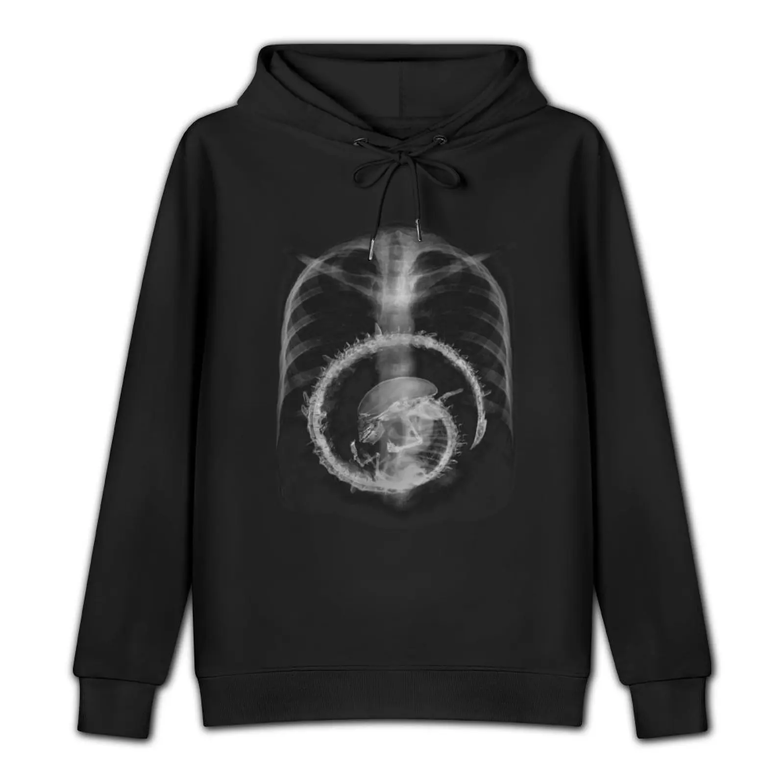 Alien radiography, Alien X-ray Pullover Hoodie mens clothes graphic t shirts men men clothes hoodies and sweatshirts new