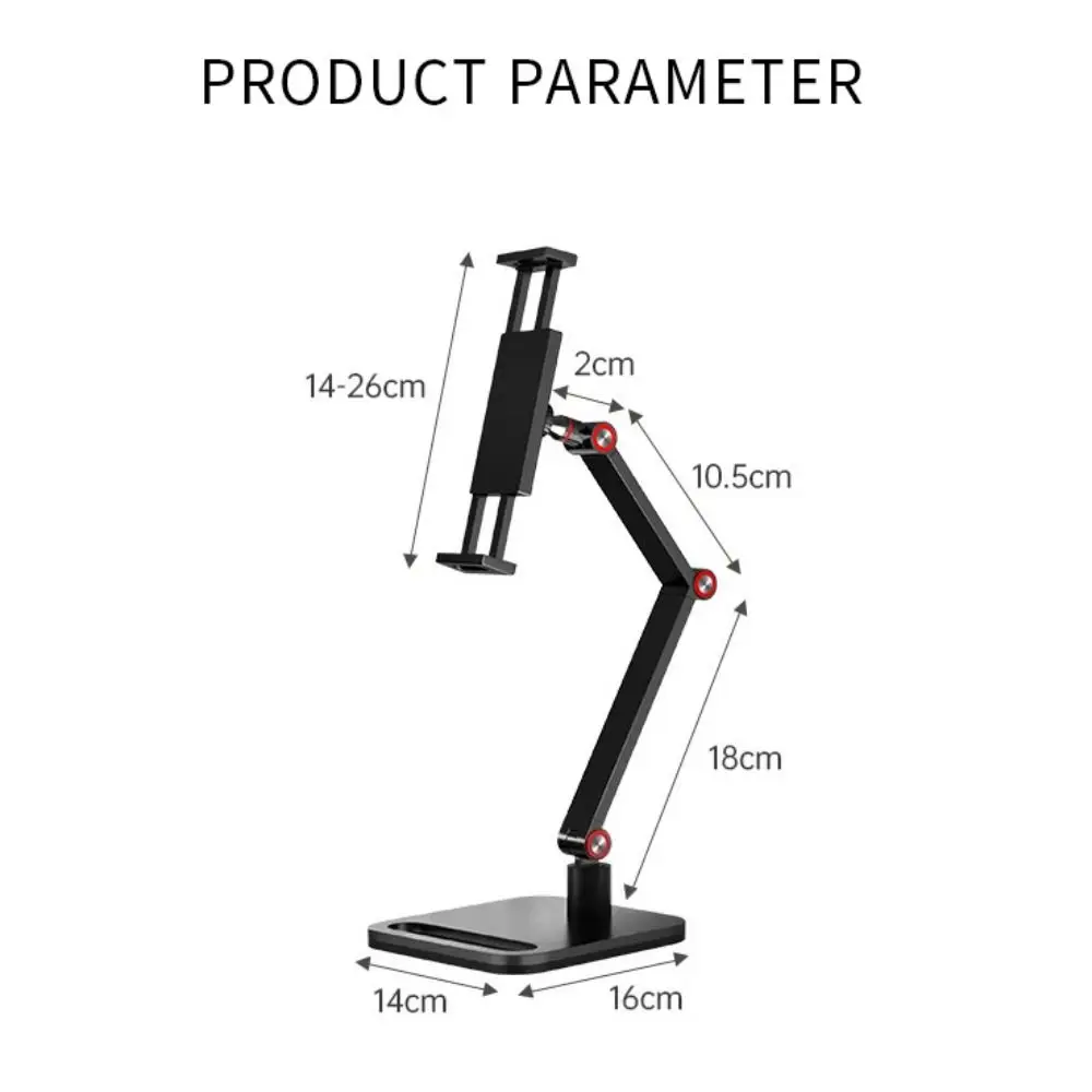 New Universal Expandable Monitor Desk Holder 360° Swivel Foldable Tablet Stand Adjustable Tablet Bracket for 12-17in
