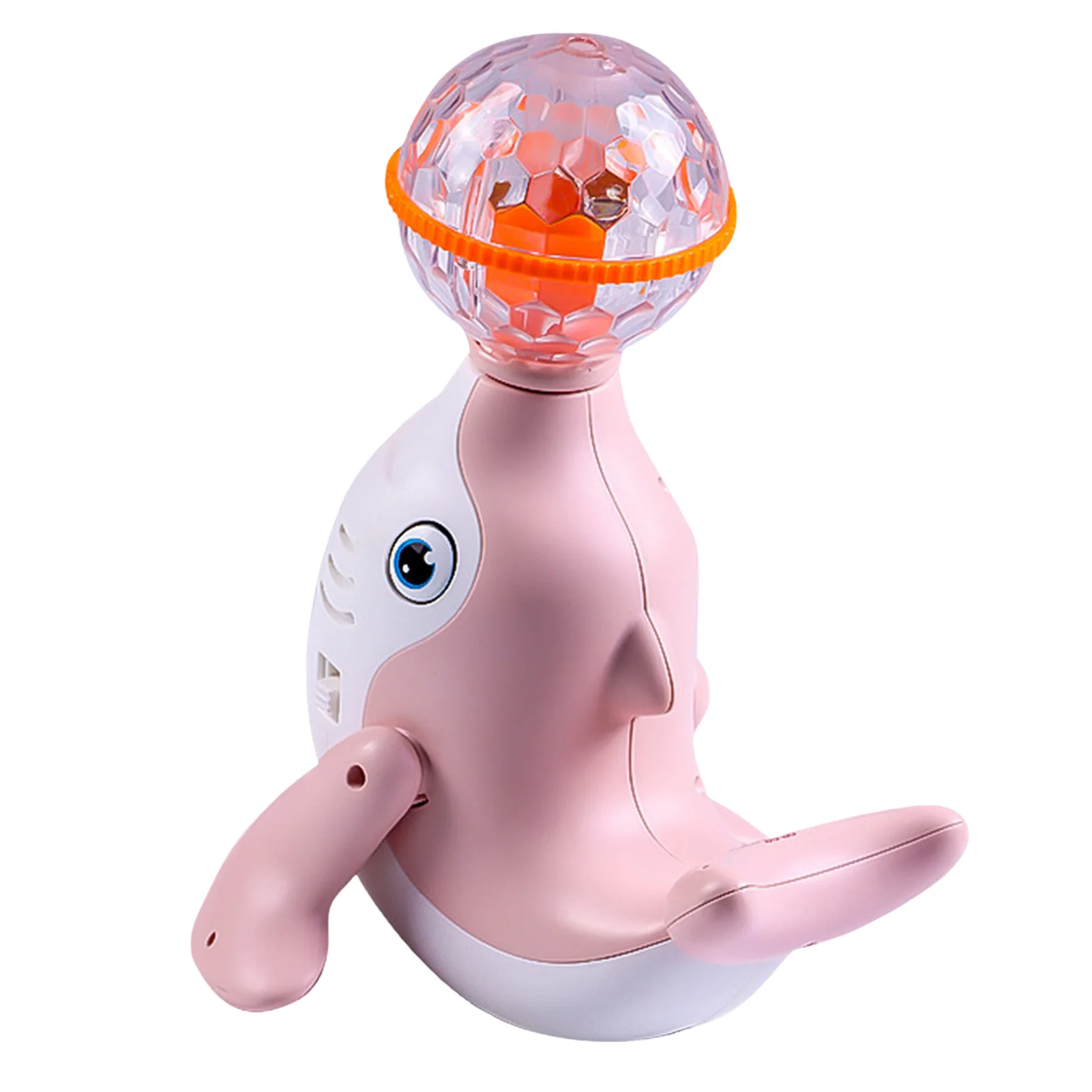 Electric Luminous Dolphin Musical Toy Educational Toy Musical Lighting Interactive Kids Gifts for Children Rotation Baby Toys