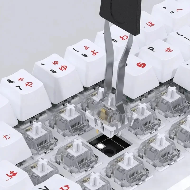 Extractor de teclas de teclado mecánico multiusos Universal 2 en 1, Extractor de teclas de eje, accesorios para teclados