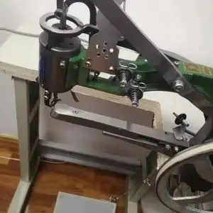 ماكينة خياطة الأحذية الكهربائية والكرنك اليدوي، ماكينة خياطة وإصلاح جلد الأحذية المكتبية، سرعة قابلة للتعديل بدون إطار حديدي #2